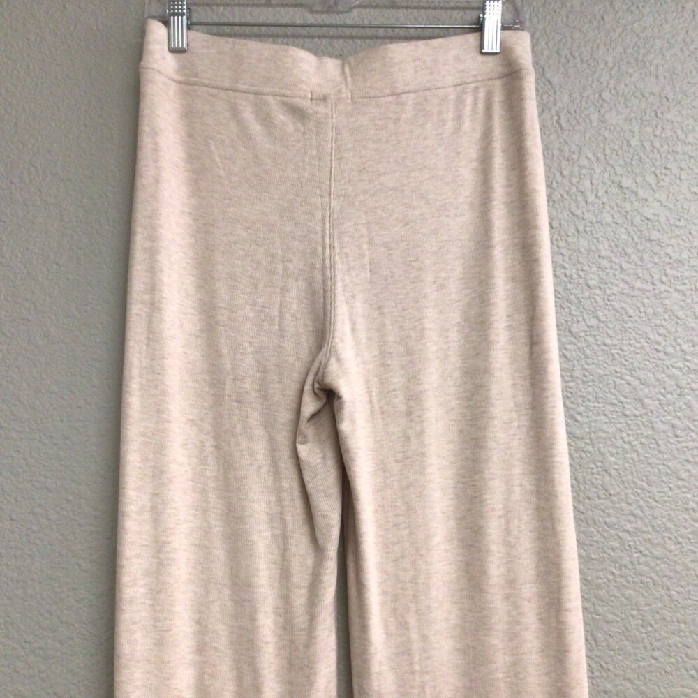 ATM Anthony Thomas Melillo Ribbed Beige Pants Knit Women's Medium NWT $205 - Picture 10 of 13